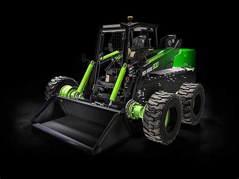 green skid steer|elise electric skid steer.